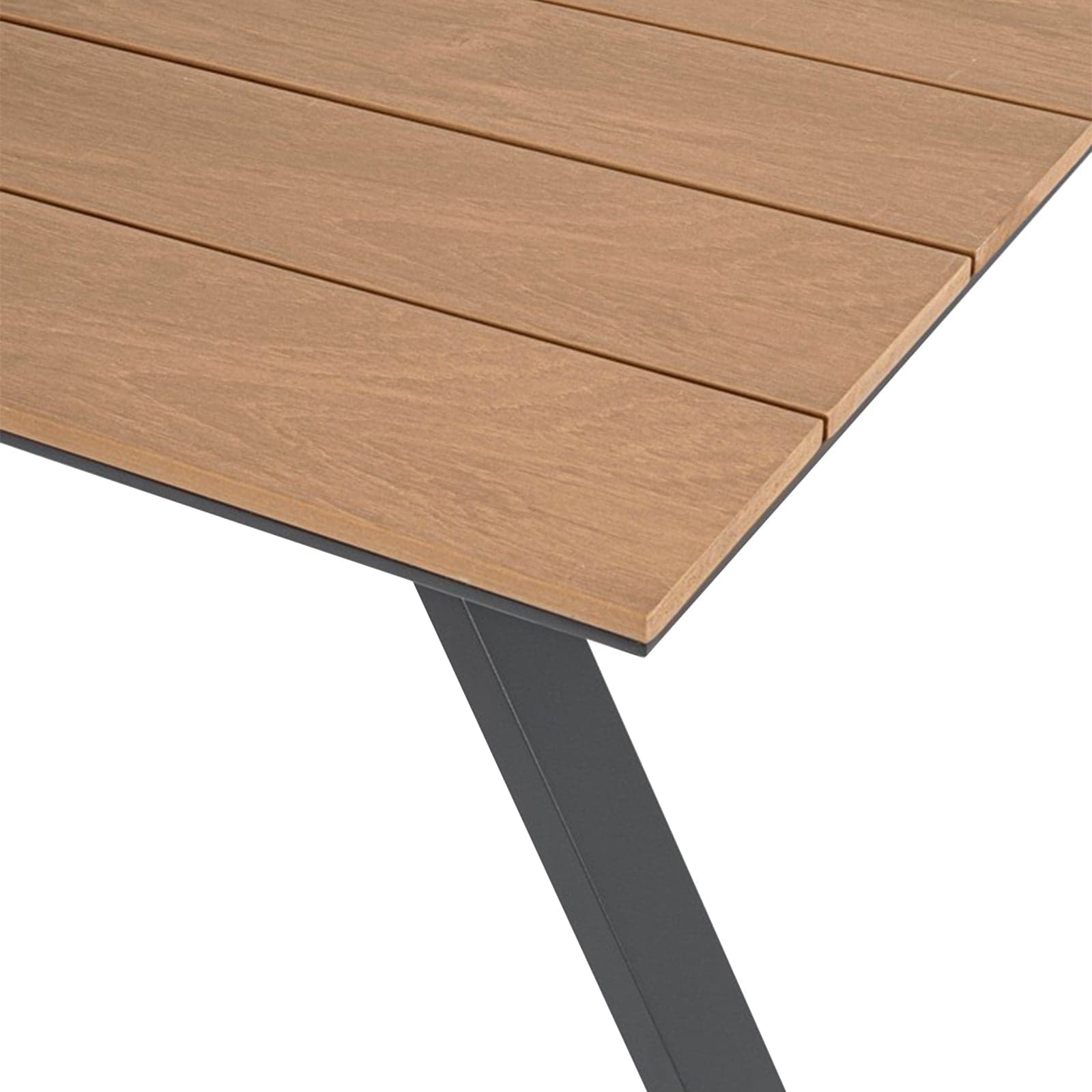 Tavolo "Elias" in alluminio e polywood da esterno per giardino 200 cm in Tavoli standard Decor Space - Altamura, commercioVirtuoso.it