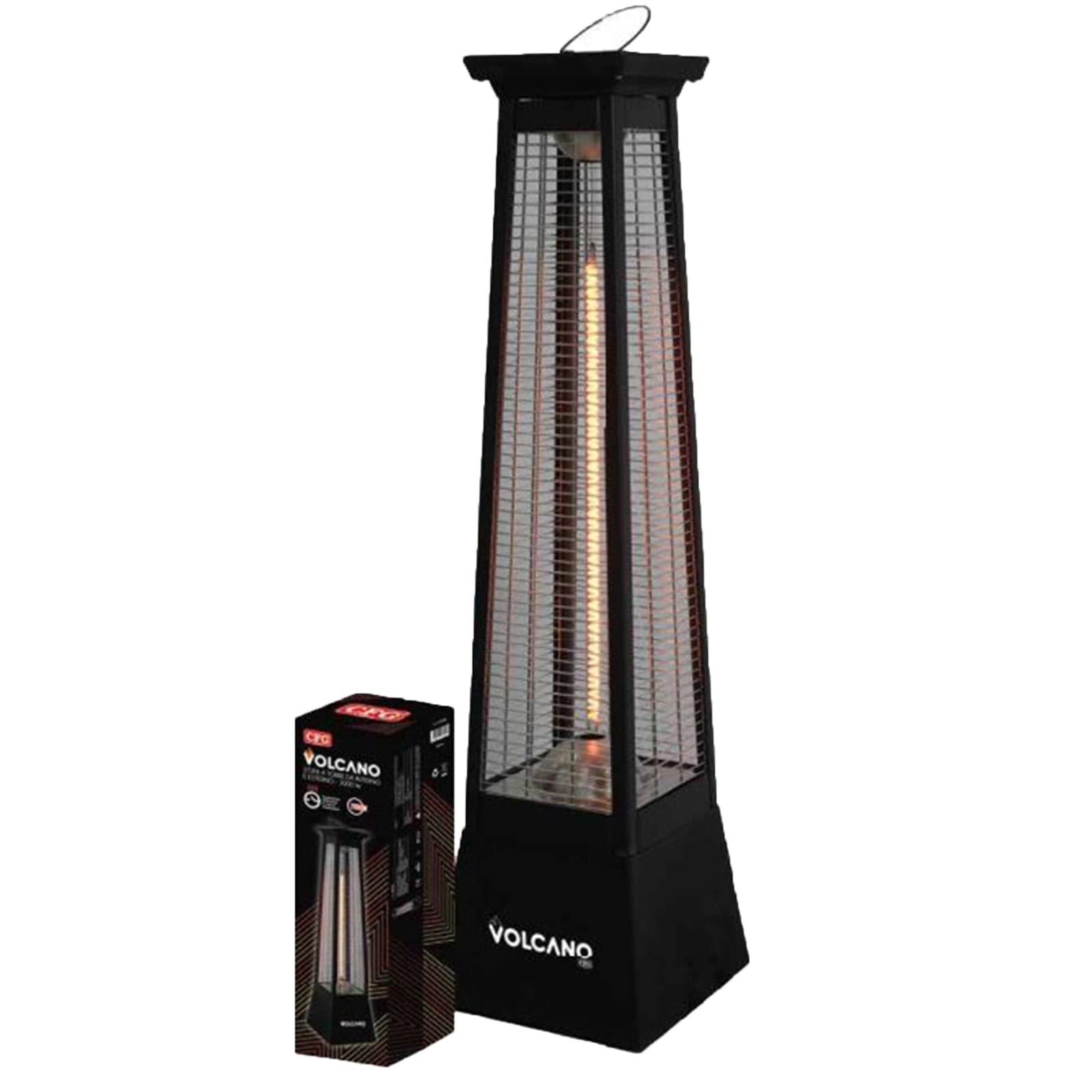 Lampada radiante a torre Vulcano stufa da esterno per bar e ristoranti 2000 W in Stufe elettriche Decor Space - Altamura, commercioVirtuoso.it