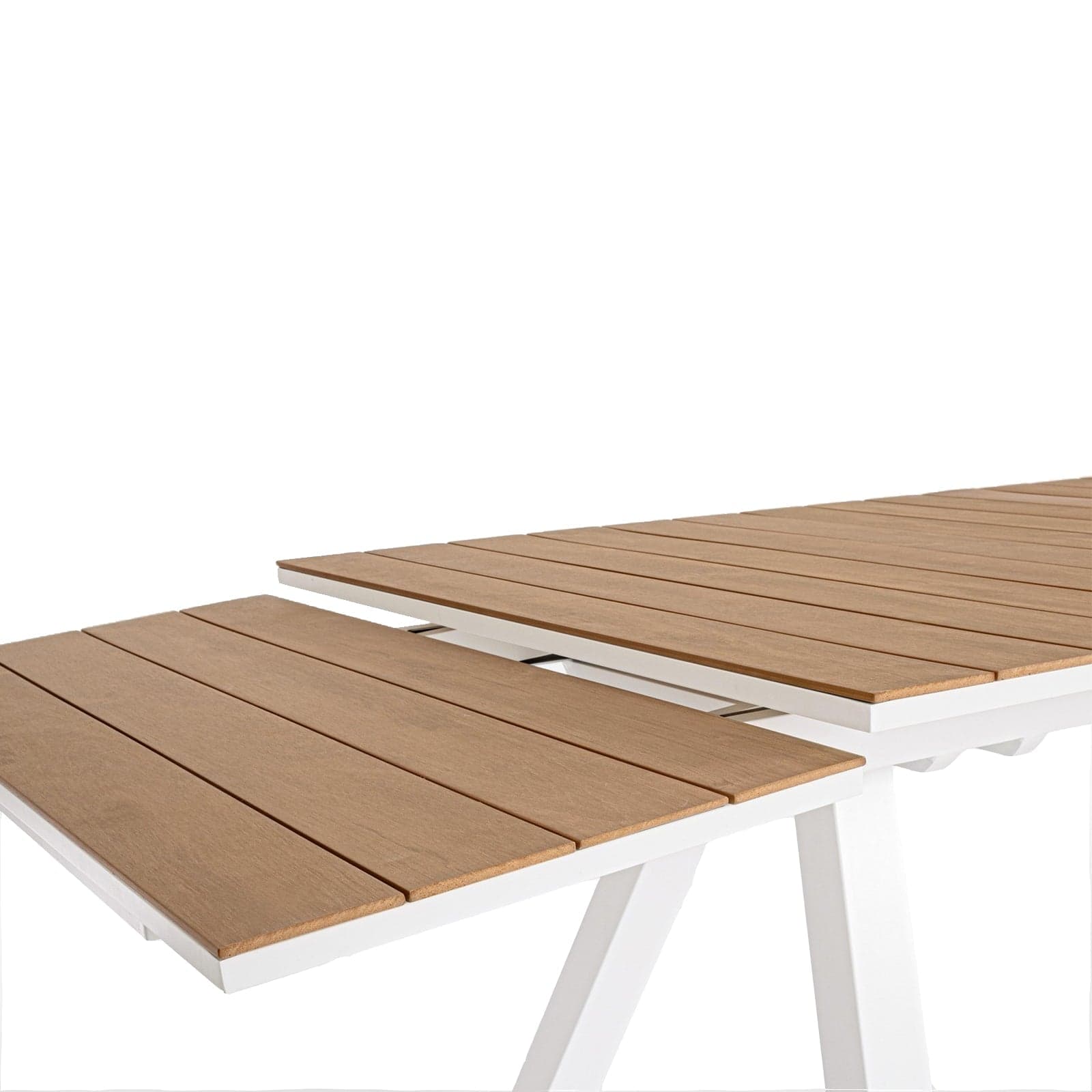 Tavolo allungabile "Elias" in alluminio e polywood da esterno per giardino in Tavoli standard Decor Space - Altamura, commercioVirtuoso.it