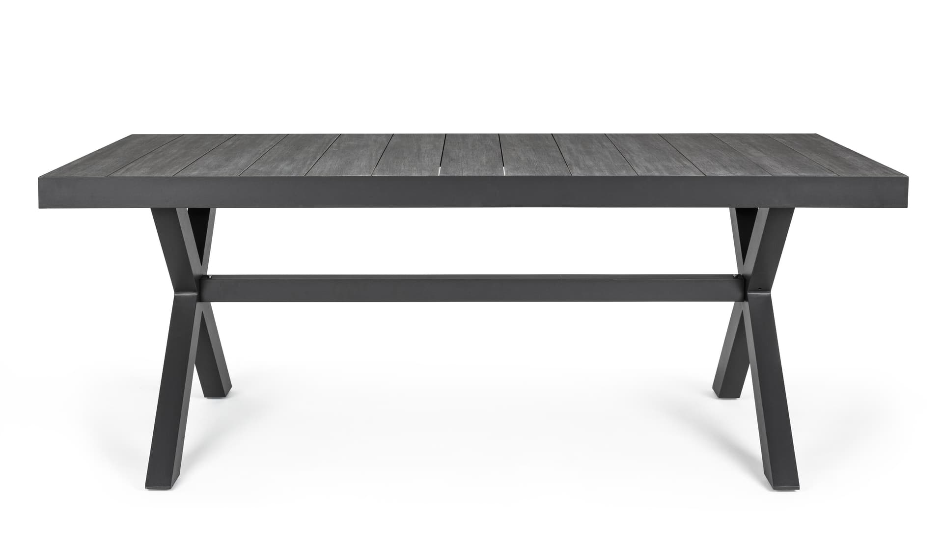Tavolo "Olav" in alluminio e Gres porcellanato da giardino per esterno 195 x 91 cm in Tavoli standard Decor Space - Altamura, commercioVirtuoso.it