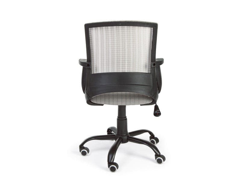 Sedia da ufficio ergonomica "Bessie" con braccioli e ruote altezza regolabile tortora in Sedie da scrivania Decor Space - Altamura, commercioVirtuoso.it