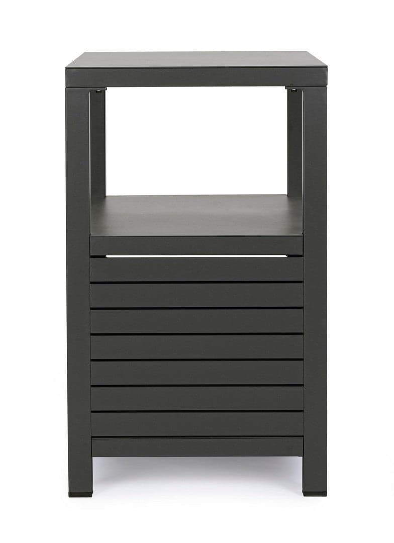 Mobile "Atlantic" con struttura in alluminio, piedini regolabili, per esterno ed interno in Bauli e contenitori Decor Space - Altamura, commercioVirtuoso.it