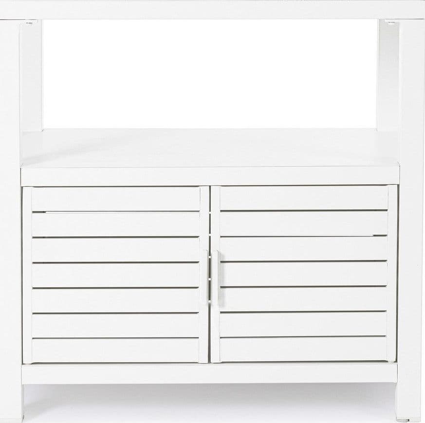 Mobile "Atlantic" con struttura in alluminio, piedini regolabili, per esterno ed interno in Bauli e contenitori Decor Space - Altamura, commercioVirtuoso.it