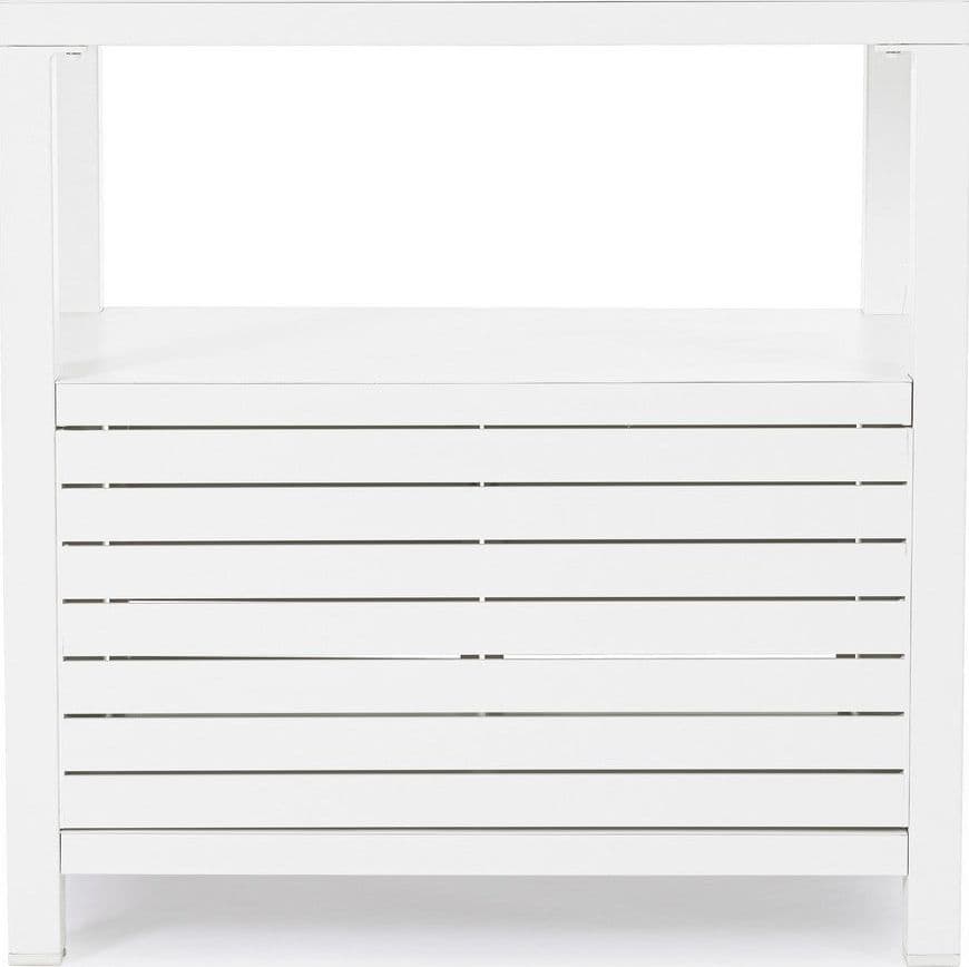 Mobile "Atlantic" con struttura in alluminio, piedini regolabili, per esterno ed interno in Bauli e contenitori Decor Space - Altamura, commercioVirtuoso.it