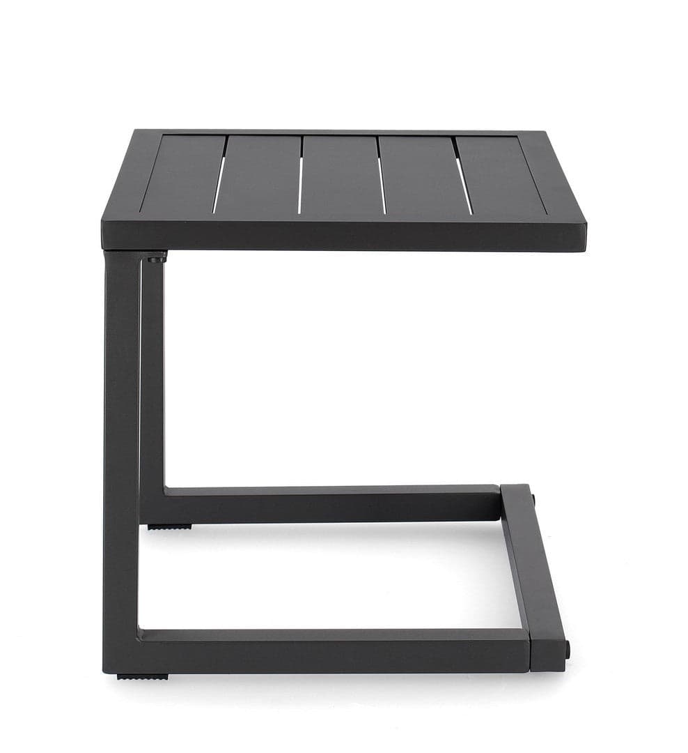 Tavolino da caffe "Hilde" per lettino da esterno e giardino 40 cm in alluminio in Tavoli standard Decor Space - Altamura, commercioVirtuoso.it