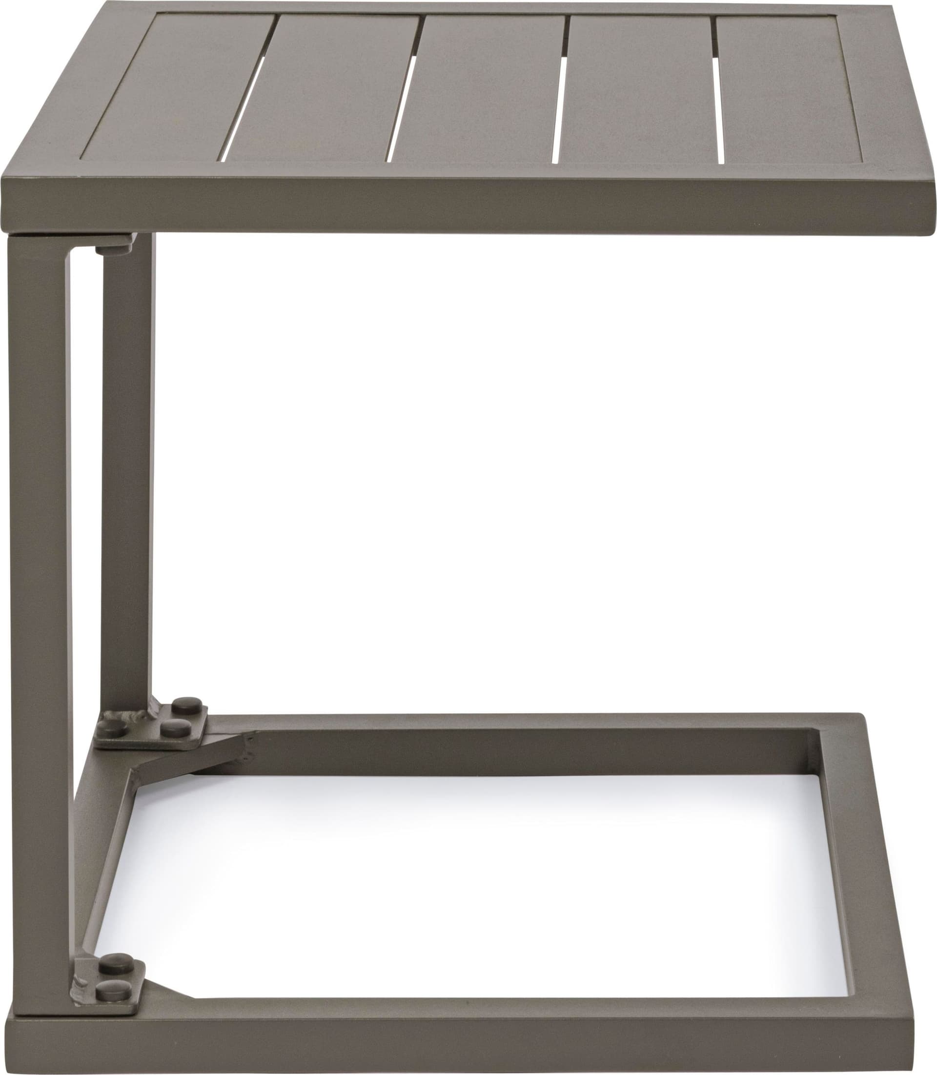 Tavolino da caffe "Hilde" per lettino da esterno e giardino 40 cm in alluminio in Tavoli standard Decor Space - Altamura, commercioVirtuoso.it