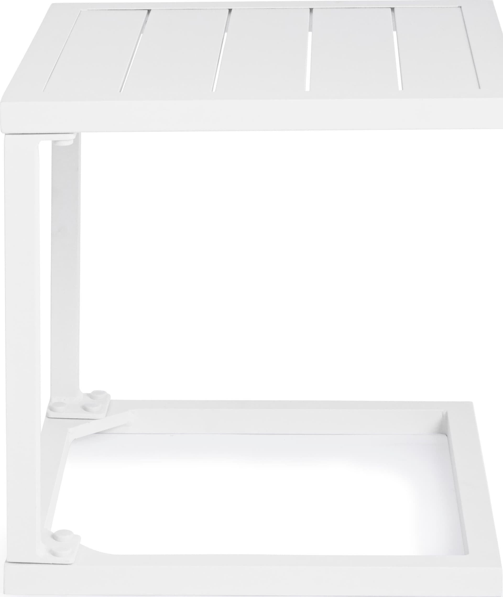 Tavolino da caffe "Hilde" per lettino da esterno e giardino 40 cm in alluminio in Tavoli standard Decor Space - Altamura, commercioVirtuoso.it