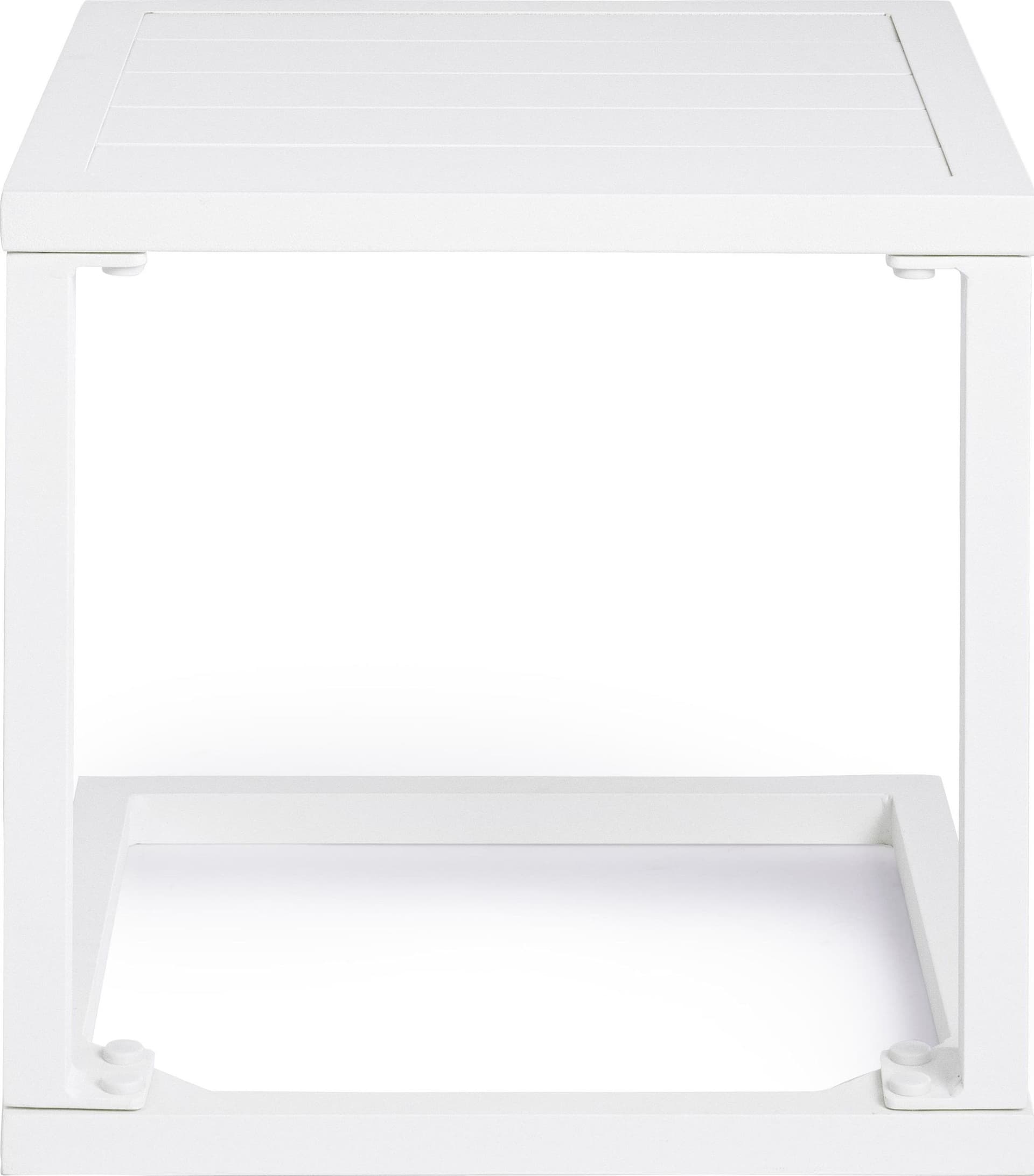 Tavolino da caffe "Hilde" per lettino da esterno e giardino 40 cm in alluminio in Tavoli standard Decor Space - Altamura, commercioVirtuoso.it