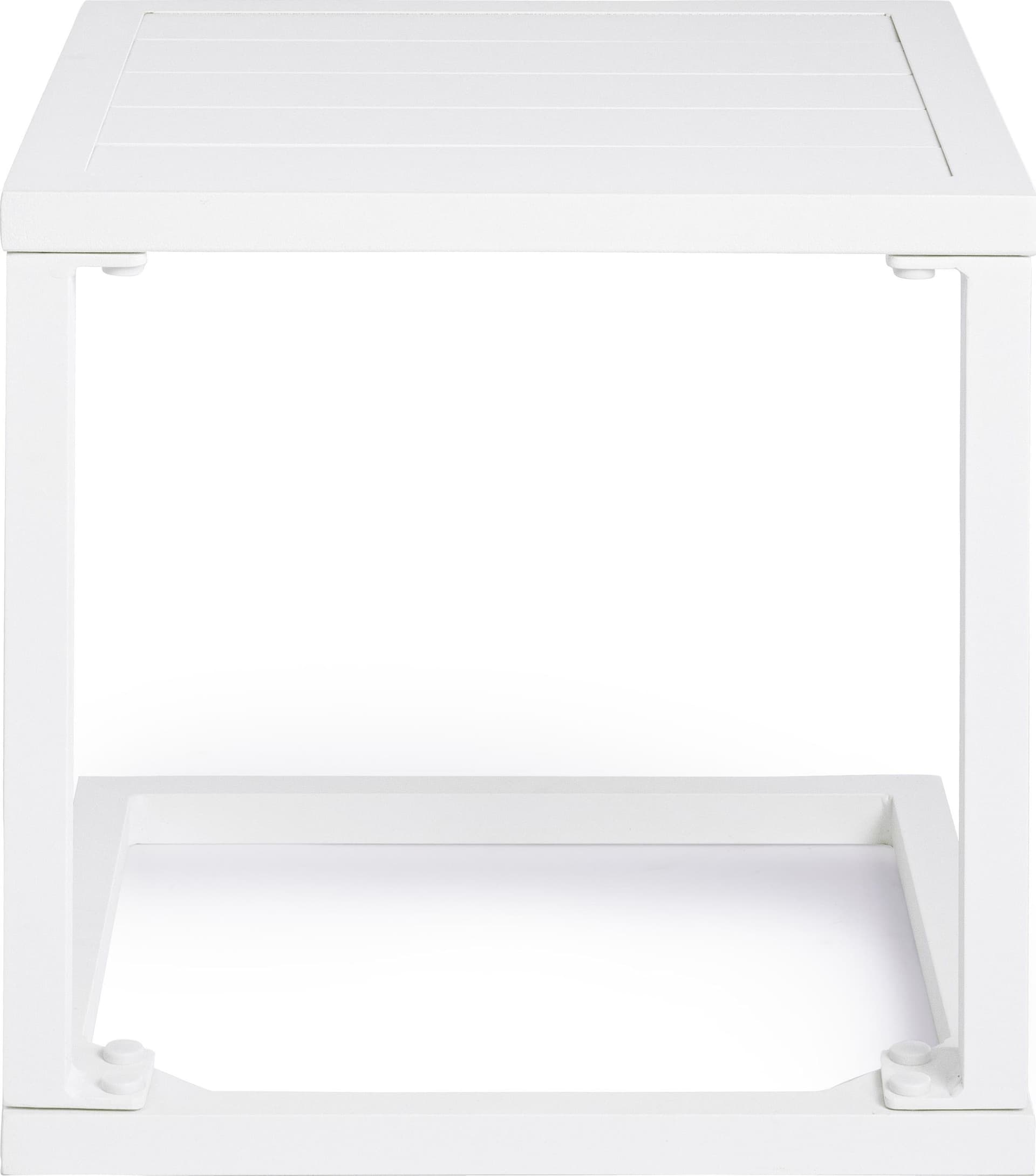 Tavolino da caffe "Hilde" per lettino da esterno e giardino 40 cm in alluminio in Tavoli standard Decor Space - Altamura, commercioVirtuoso.it