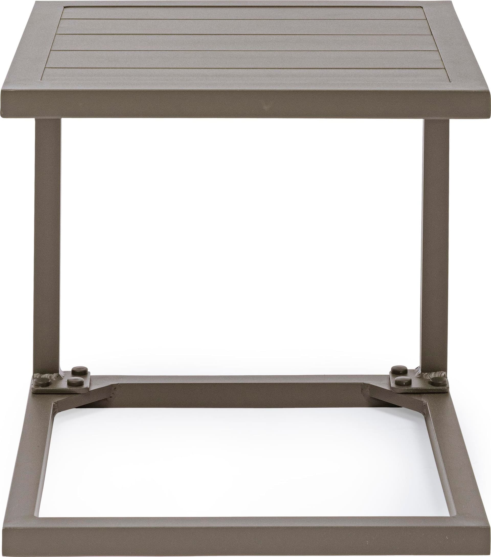 Tavolino da caffe "Hilde" per lettino da esterno e giardino 40 cm in alluminio in Tavoli standard Decor Space - Altamura, commercioVirtuoso.it