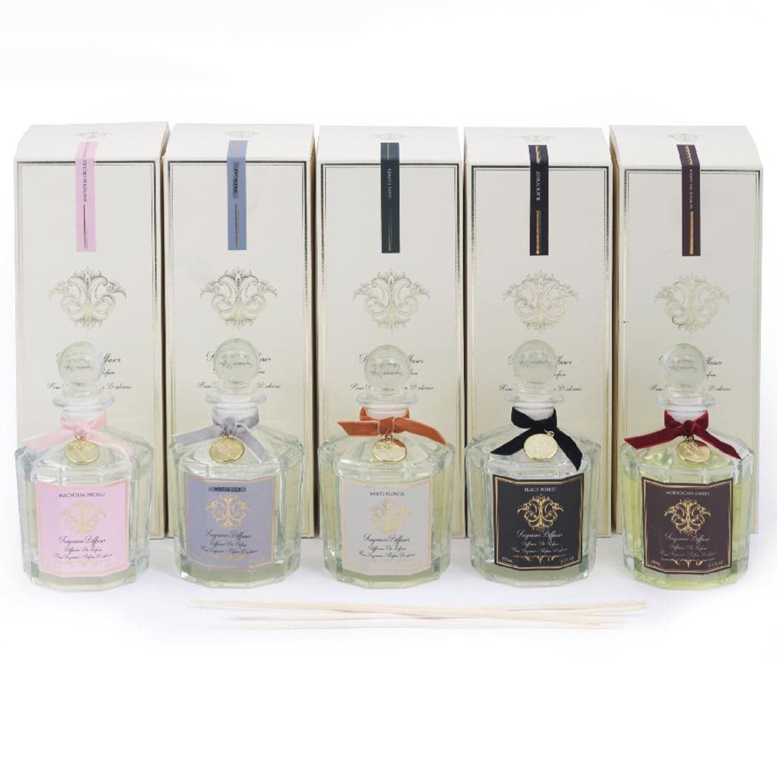 Profumatore diffusore di oli essenziali e fragranze per ambienti con bastoncini 250 ml in Diffusori di oli essenziali Decor Space - Altamura, commercioVirtuoso.it