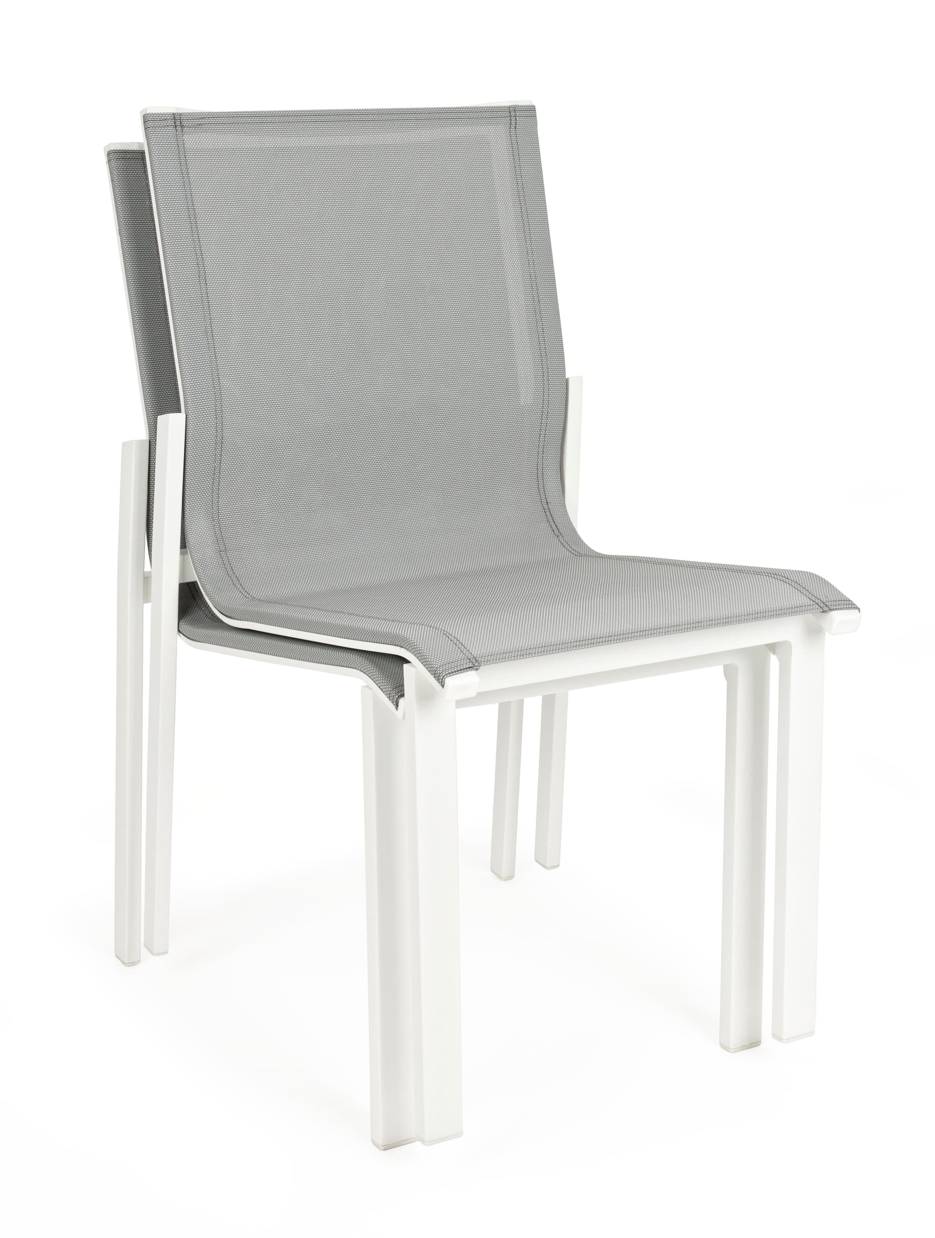 Sedia "atlantic" Struttura in Alluminio Verniciato E Texilene per Giardino E Veranda Giardino e giardinaggio/Arredamento da giardino e accessori/Sedie/Sedie per tavolo da giardino Decor Space - Altamura, Commerciovirtuoso.it