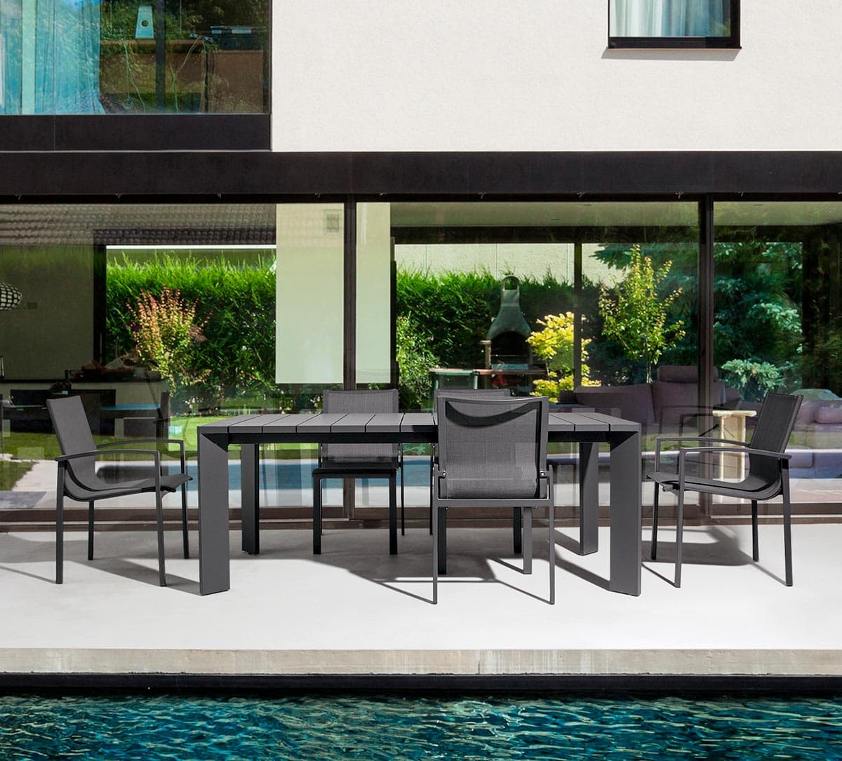 Sedia "atlantic" Struttura in Alluminio Verniciato E Texilene per Giardino E Veranda Giardino e giardinaggio/Arredamento da giardino e accessori/Sedie/Sedie per tavolo da giardino Decor Space - Altamura, Commerciovirtuoso.it