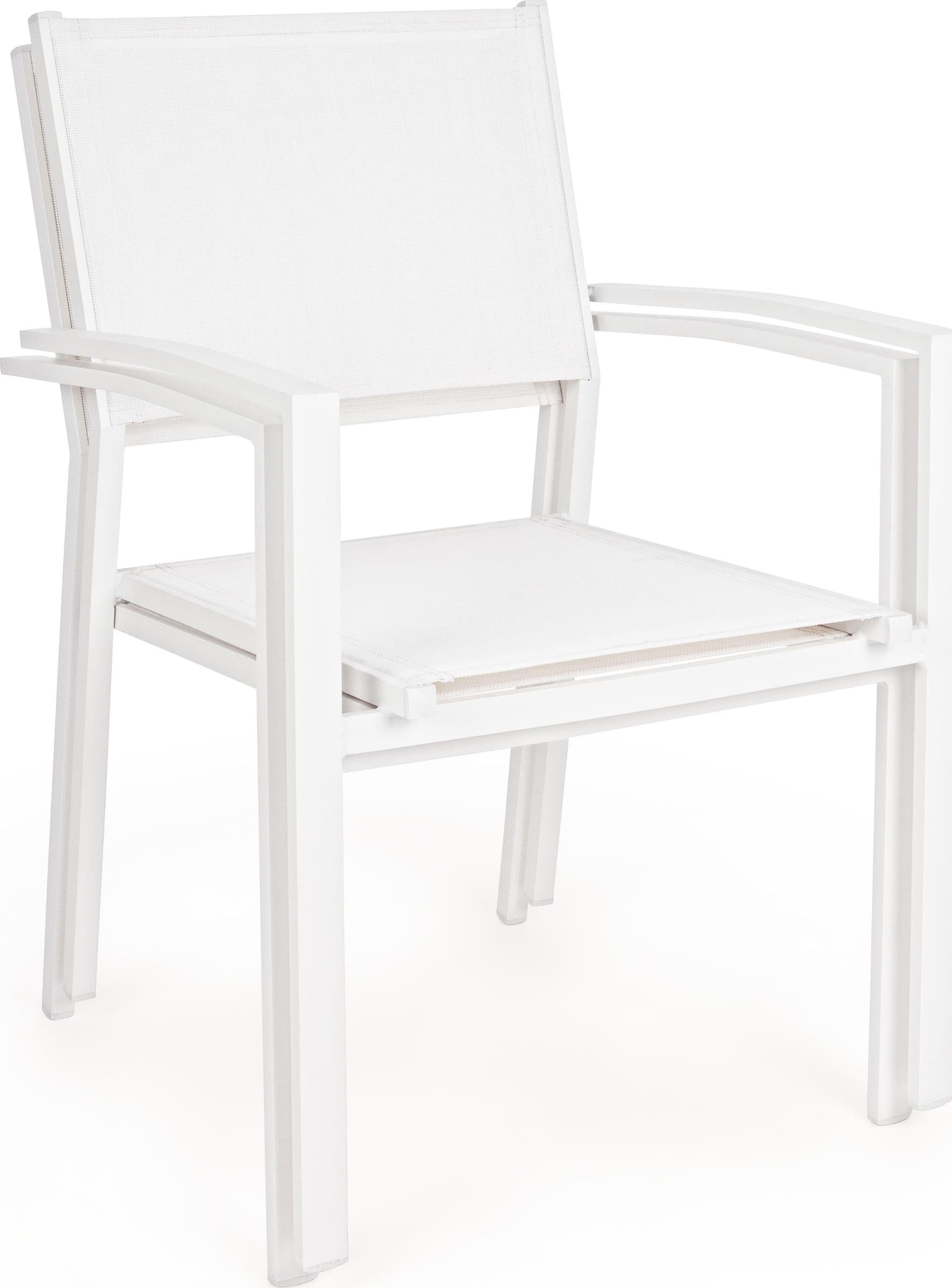 Poltrona "Sardegna" struttura in alluminio verniciato e texilene per giardino e veranda Giardino e giardinaggio/Arredamento da giardino e accessori/Sedie/Sedie per tavolo da giardino Decor Space - Altamura, Commerciovirtuoso.it