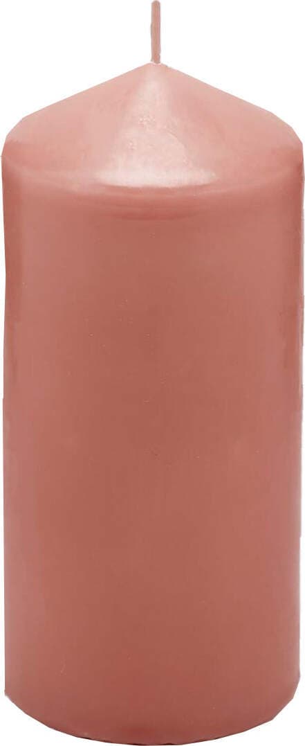 Candela classica cera moccolo decorazione luminosa per ambienti rosa antico Casa e cucina/Decorazioni per interni/Candele e portacandele/Candele/Candele a colonna Decor Space - Altamura, Commerciovirtuoso.it