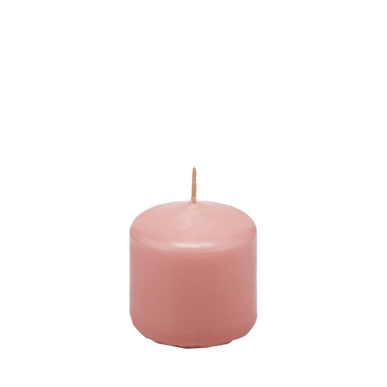 Candela classica cera moccolo decorazione luminosa per ambienti rosa antico Casa e cucina/Decorazioni per interni/Candele e portacandele/Candele/Candele a colonna Decor Space - Altamura, Commerciovirtuoso.it