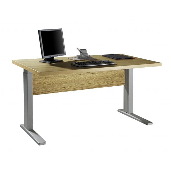 Scrivania da ufficio professionale altezza regolabile Rovere Bordeaux "Made in Italy" in Postazioni di lavoro per computer Decor Space - Altamura, commercioVirtuoso.it