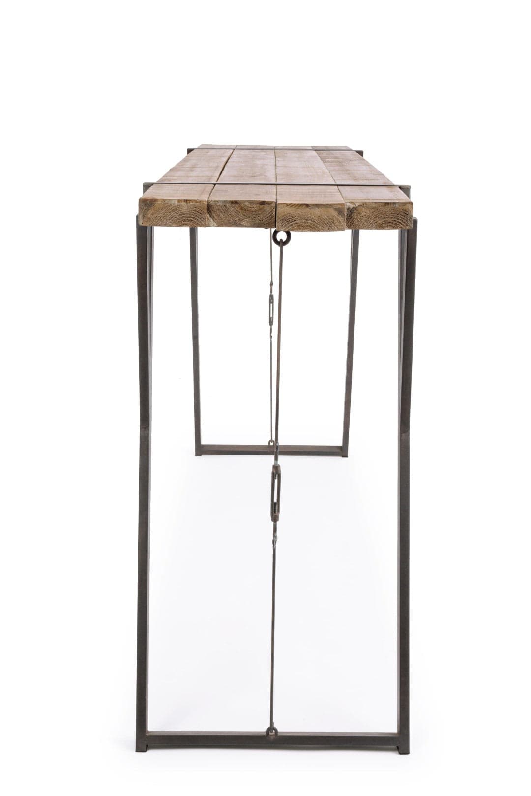 Tavolo Bar Blocks rettangolare, con gambe, in legno di abete da 200 x 54 cm in Tavoli da sala da pranzo Decor Space - Altamura, commercioVirtuoso.it