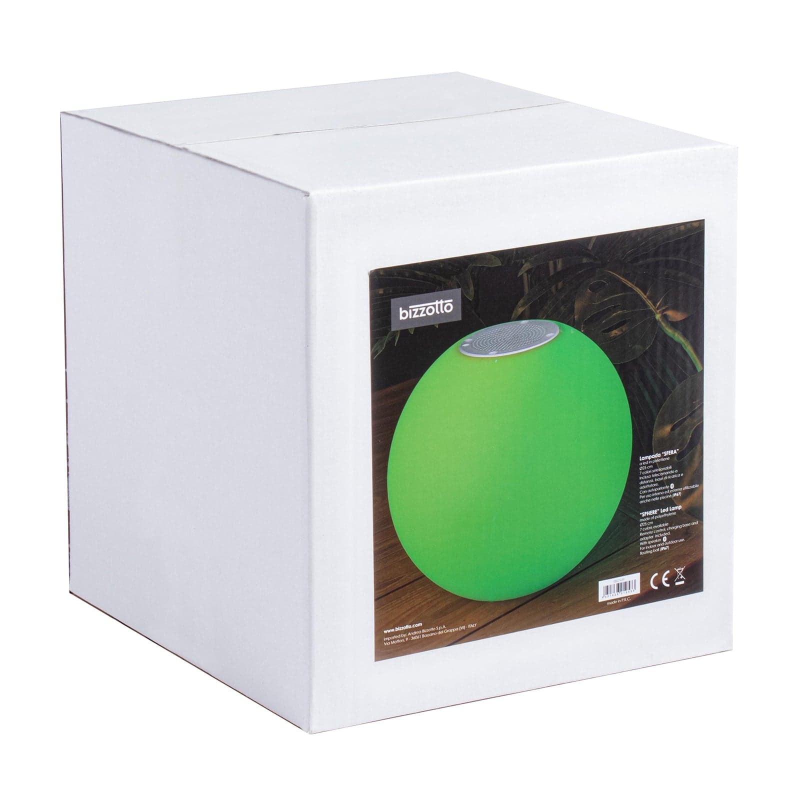 Lampada a led sfera speaker per uso interno ed esterno Ø 25 a - h 25 cm in Lanterne Decor Space - Altamura, commercioVirtuoso.it