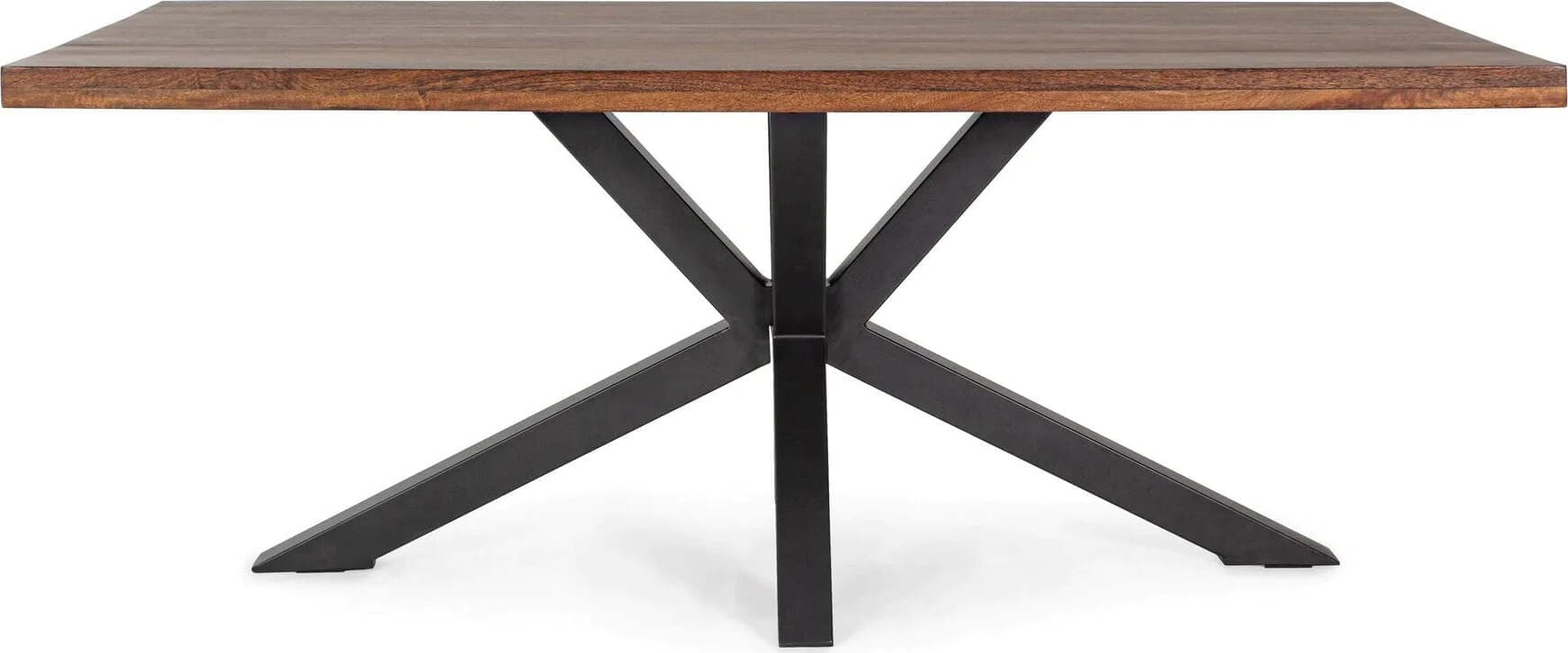 Tavolo Arnav rettangolare, con gambe, piano in legno di mango da 200 x 100 cm Casa e cucina/Arredamento/Sala da pranzo/Tavoli da sala da pranzo Decor Space - Altamura, Commerciovirtuoso.it