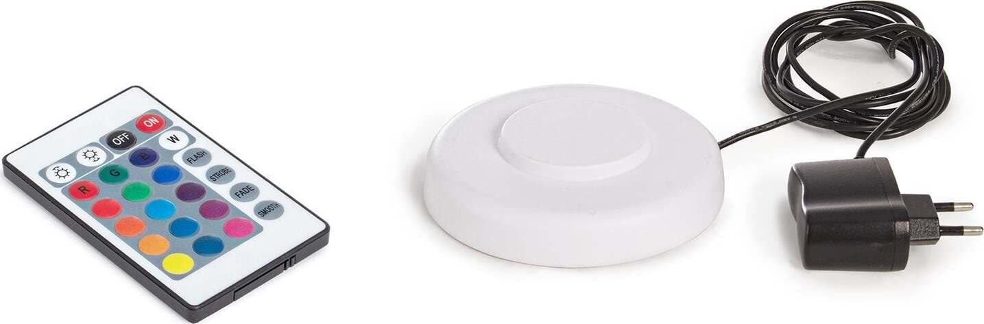 Lampada a led per piscina e giardino da esterno con 16 colori base ricaricabile Illuminazione/Illuminazione per esterni/Lanterne Decor Space - Altamura, Commerciovirtuoso.it