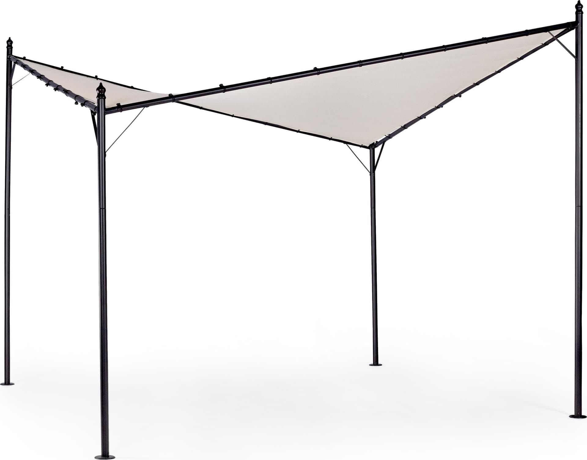 Gazebo Vela Gerba 3,5 X 3,5 Tortora in Acciaio Da Giardino Esterno Giardino e giardinaggio/Arredamento da giardino e accessori/Ombrelloni tende e tettucci parasole/Gazebo Decor Space - Altamura, Commerciovirtuoso.it