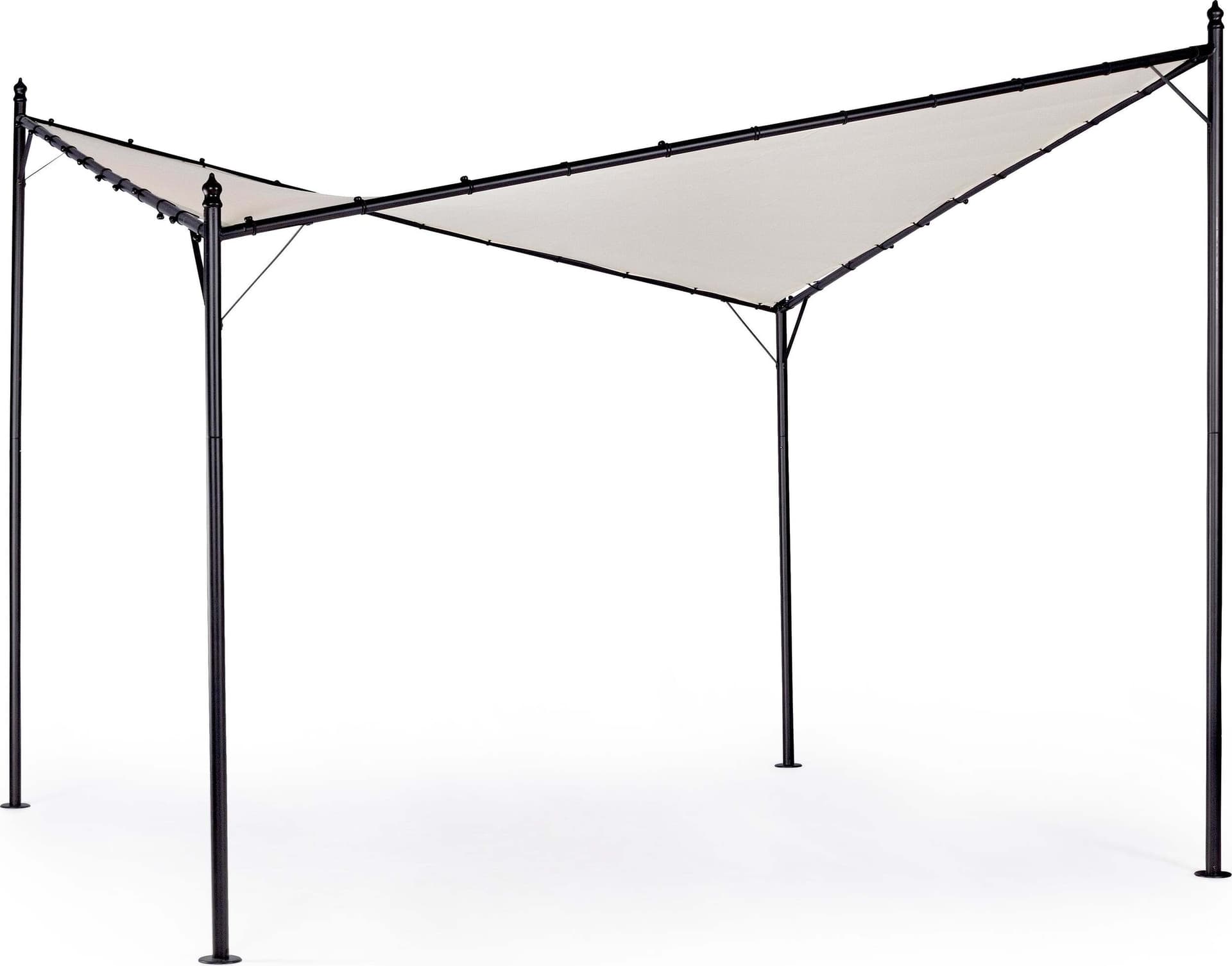 Gazebo Vela Gerba 3,5 X 3,5 Tortora in Acciaio Da Giardino Esterno Giardino e giardinaggio/Arredamento da giardino e accessori/Ombrelloni tende e tettucci parasole/Gazebo Decor Space - Altamura, Commerciovirtuoso.it