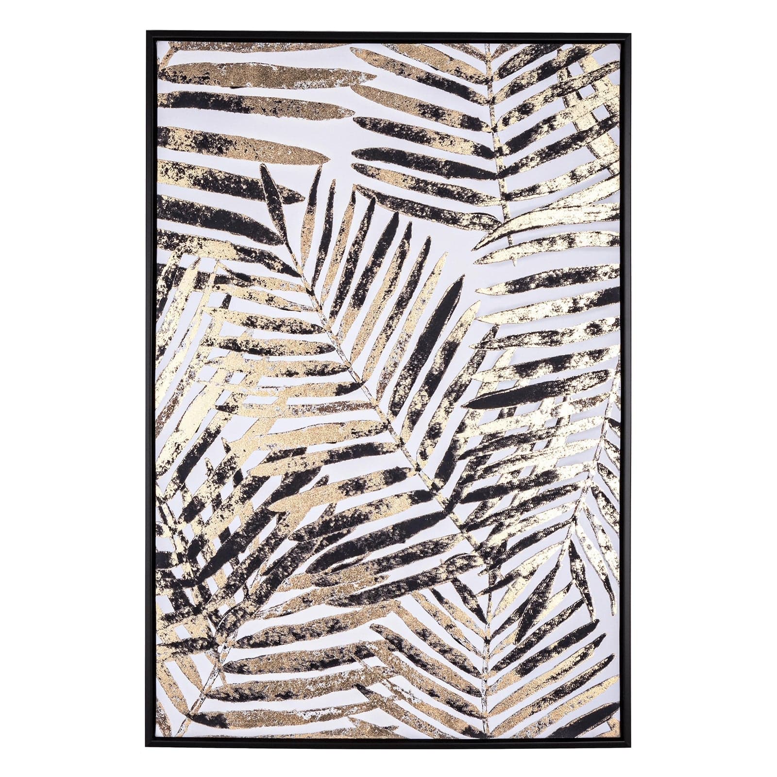Quadro moderno Stampa su tela Oro su Bianco 62 X 92 cm minimalista con Palme in Poster e stampe Decor Space - Altamura, commercioVirtuoso.it