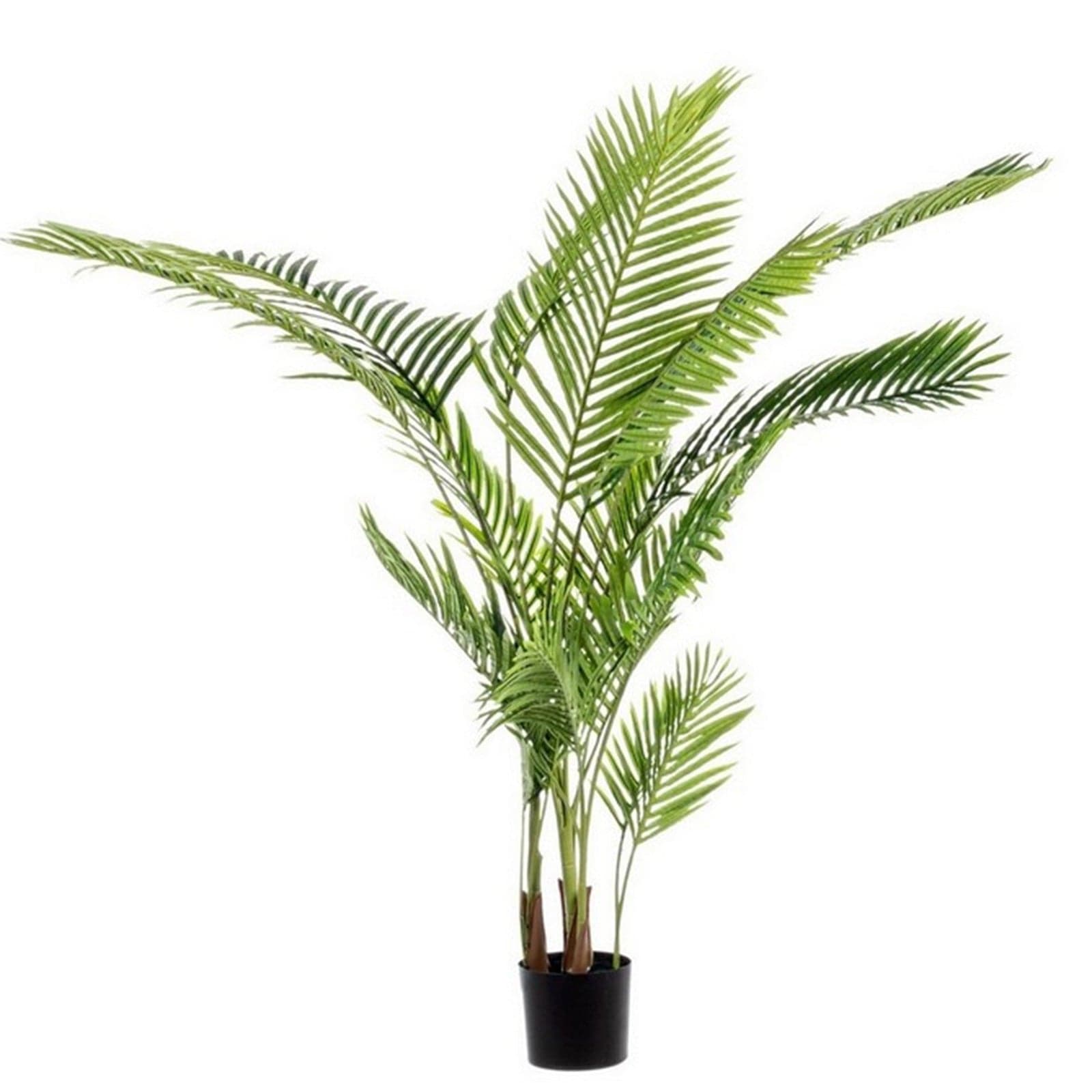 Pianta artificiale "Kenzia" da interno ed esterno decorazione moderna con vaso - 4