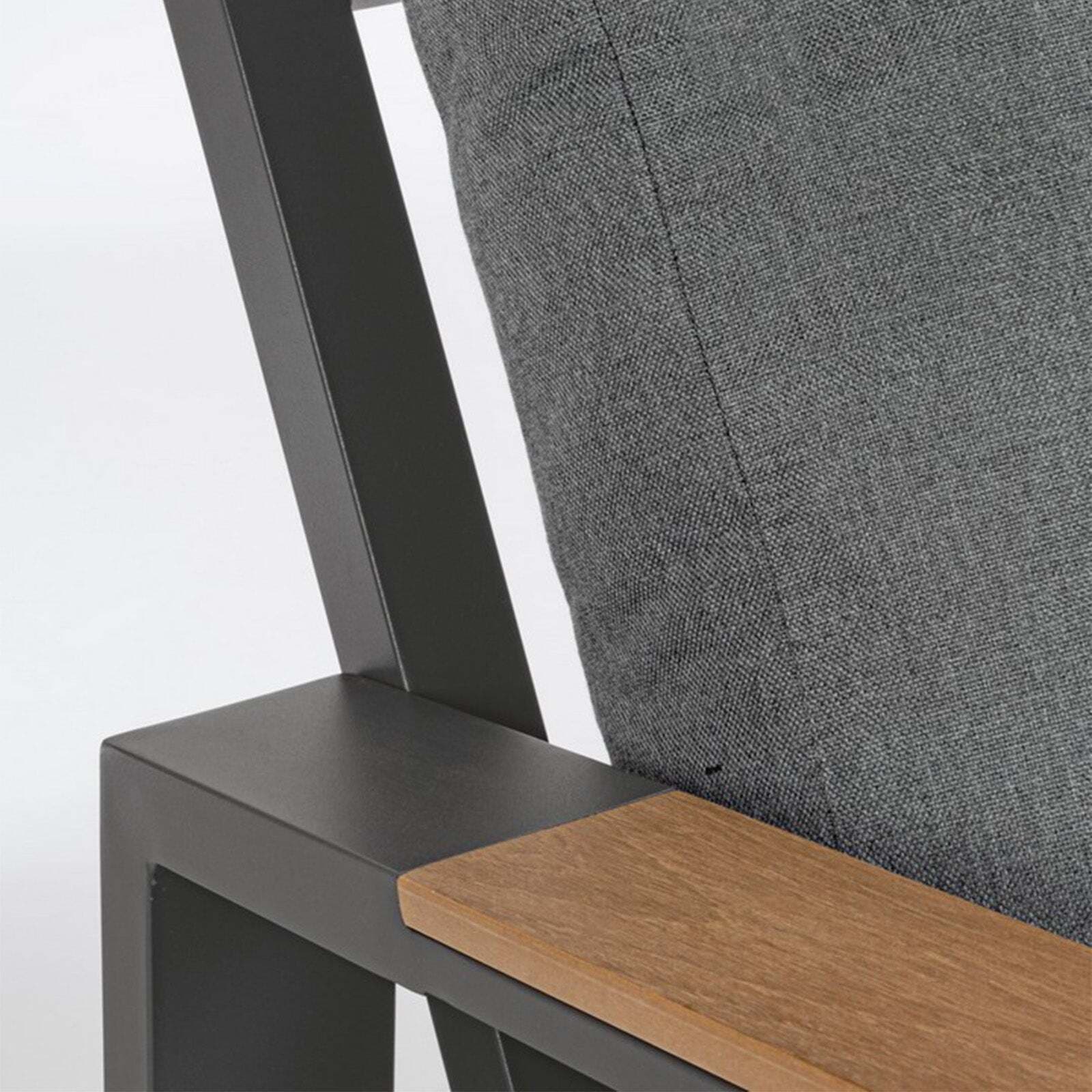 Salottino moderno ''Einar'' in alluminio e polywood da giardino e veranda Giardino e giardinaggio/Arredamento da giardino e accessori/Set di mobili Decor Space - Altamura, Commerciovirtuoso.it