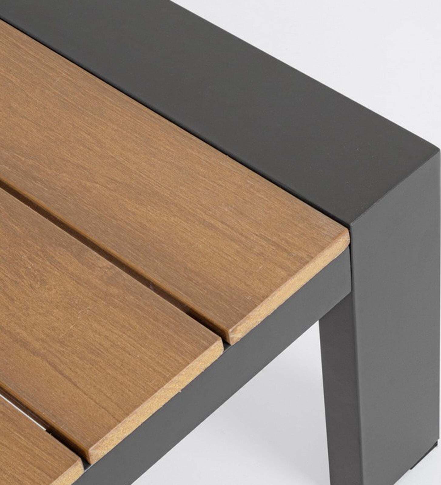 Salottino moderno ''Einar'' in alluminio e polywood da giardino e veranda Giardino e giardinaggio/Arredamento da giardino e accessori/Set di mobili Decor Space - Altamura, Commerciovirtuoso.it