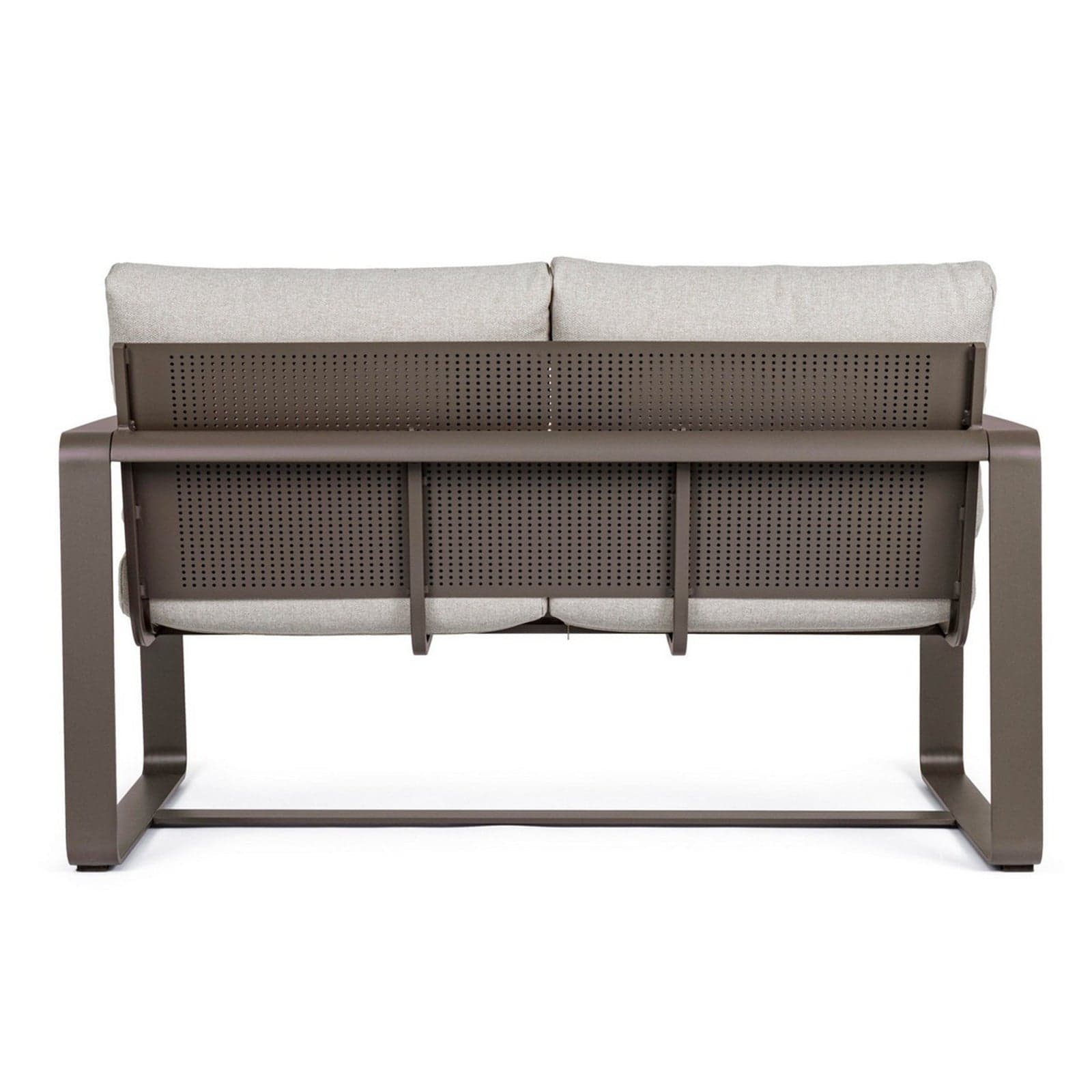 Divano "Merrigan" in alluminio verniciato a polvere da giardino e veranda - 30