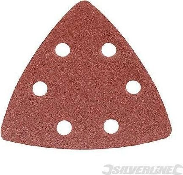 Fogli triangolari con fissaggio strappo 90 mm in ossido di alluminio varie grane prezzo Silverline
