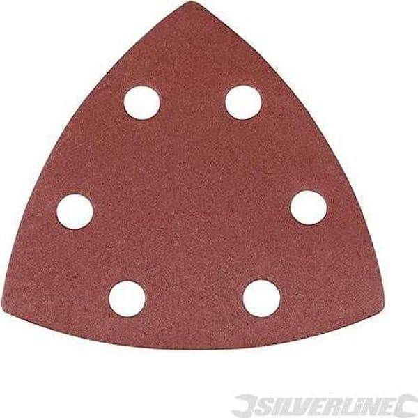 Fogli triangolari con fissaggio strappo 90 mm in ossido di alluminio varie grane prezzo Silverline