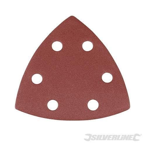 Fogli triangolari con fissaggio strappo 90 mm in ossido di alluminio varie grane prezzo Silverline