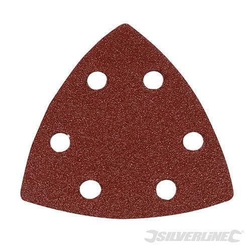 Fogli triangolari con fissaggio strappo 90 mm in ossido di alluminio varie grane prezzo Silverline