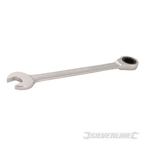 Chiavi a cricchetto combinata metrica a testa fissa, varie misure Silverline Silverline
