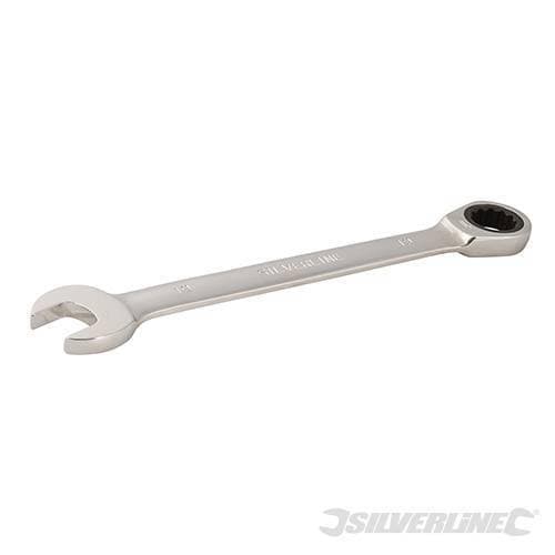 Chiavi a cricchetto combinata metrica a testa fissa, varie misure Silverline Silverline