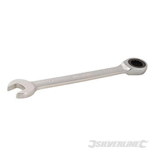 Chiavi a cricchetto combinata metrica a testa fissa, varie misure Silverline Silverline