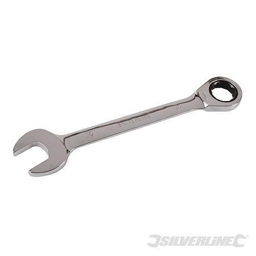 Chiavi a cricchetto combinata metrica a testa fissa, varie misure Silverline Silverline