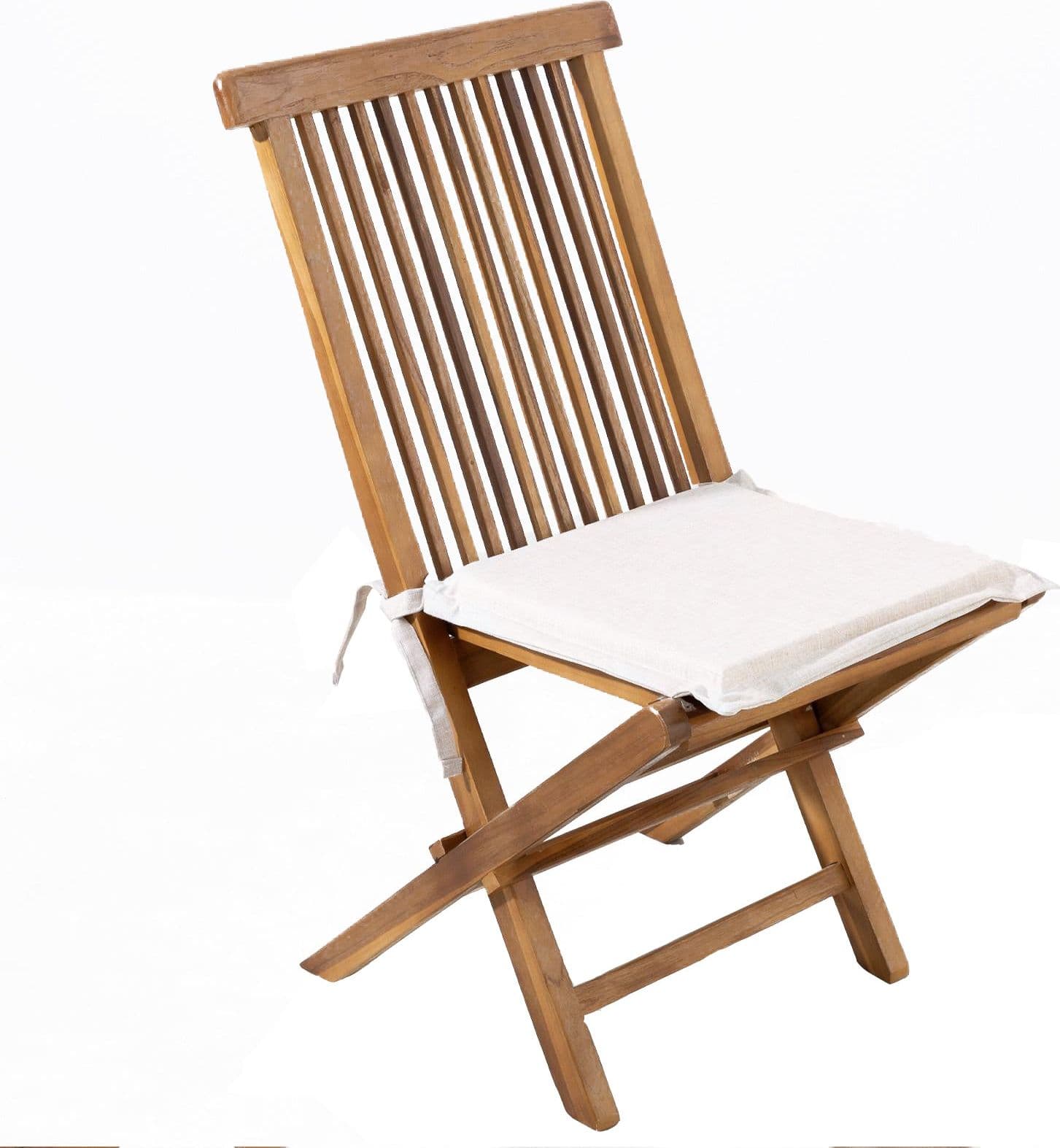 Cuscino Resinato con Pattina e Laccetti per sedia da giardino sfoderabile 40 cm "Made in Italy" in Cuscini per sedie da giardino Decor Space - Altamura, commercioVirtuoso.it