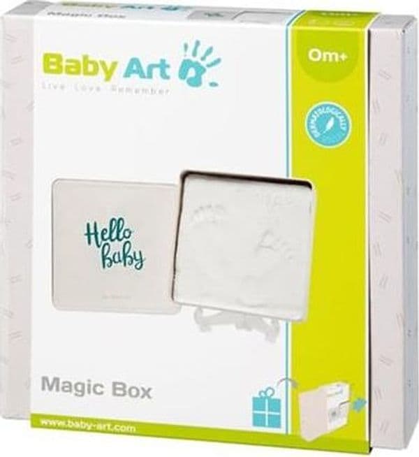 Square Magic Box Essentials Baby Art - Le Sue Prime Impronte Prima infanzia/Regali per neonati/Kit per impronte bimbi La Casa Del Bebè - Napoli, Commerciovirtuoso.it