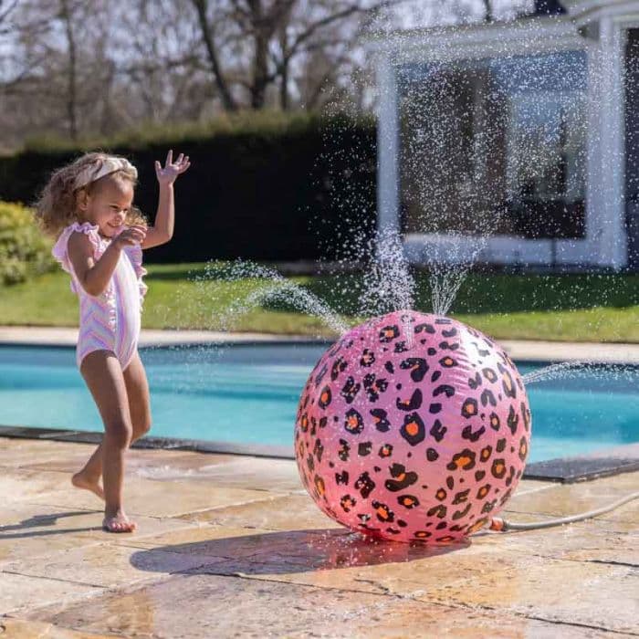 Palla Spruzza Acqua Swim Essentials Leopardata Rosa - 2