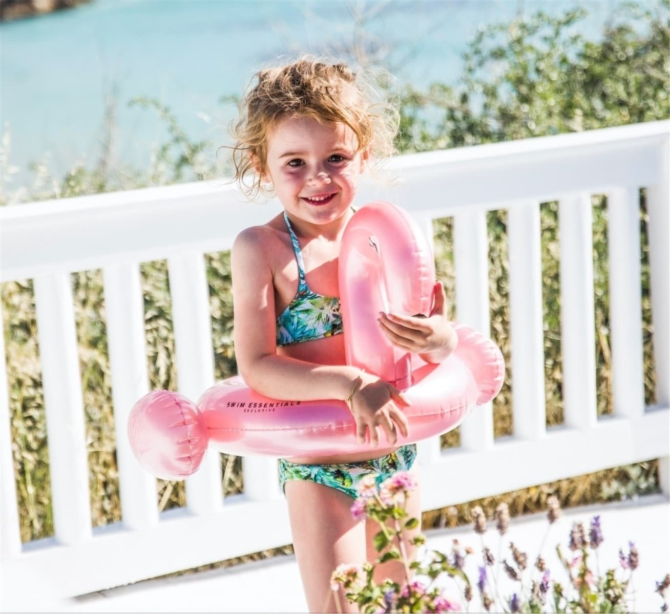 Salvagente Ciambella Swim Essentials 55 cm-Flamingo - 2