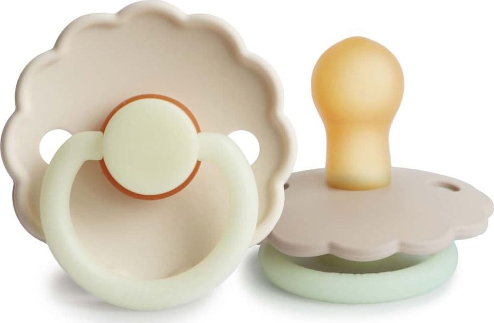 Set 2 Ciucci FRIGG Daisy Latex Cream Night/Croissant Night 0-6m