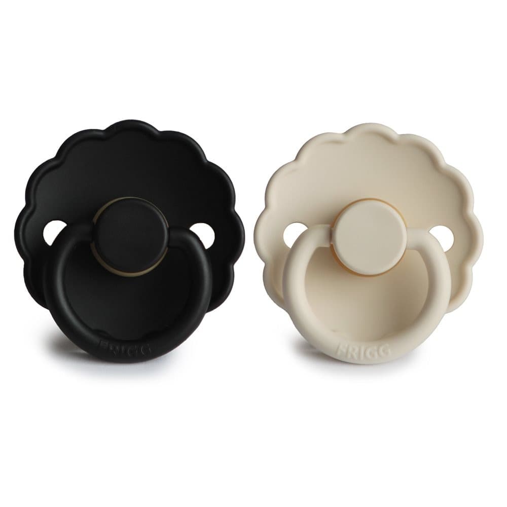 Set 2 Ciucci FRIGG Daisy Latex Cream/Jet Black 0-6m Prima infanzia/Succhietti e massaggiagengive/Succhietti La Casa Del Bebè - Napoli, Commerciovirtuoso.it