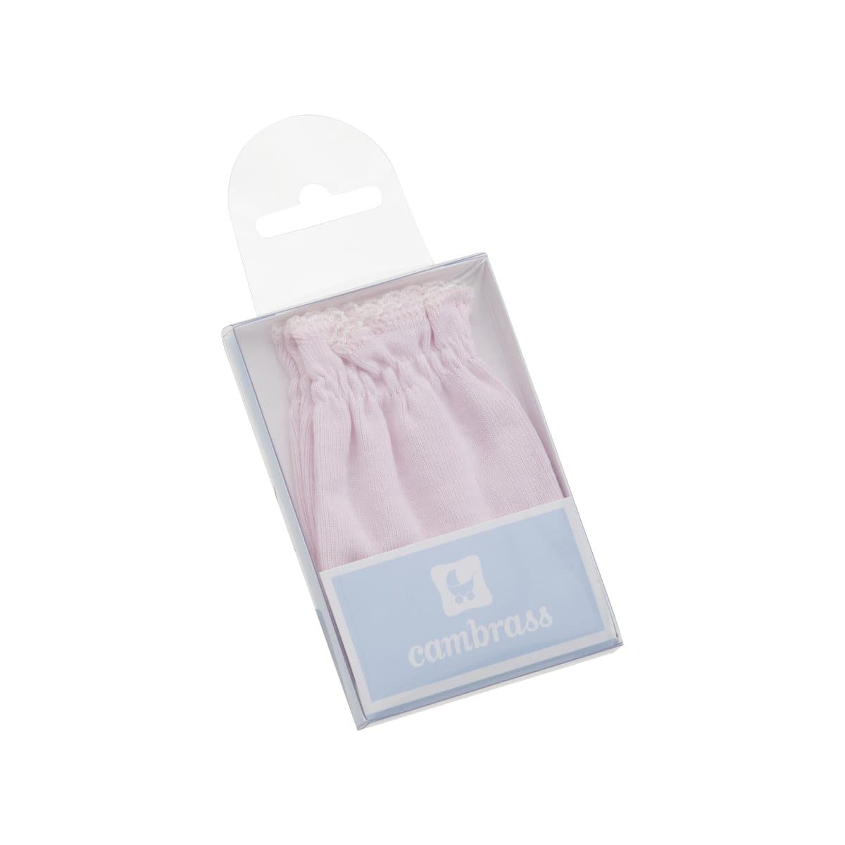 Guanti per Neonato Liso Rosa Cambrass - 2