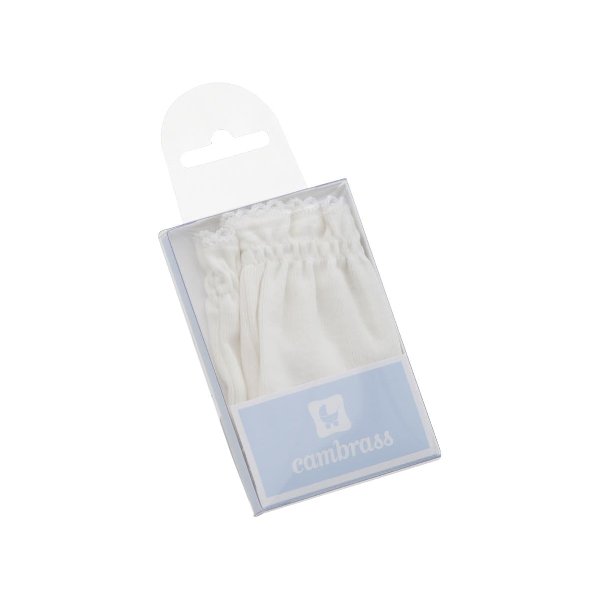 Guanti per Neonato Liso Beige Cambrass - 2