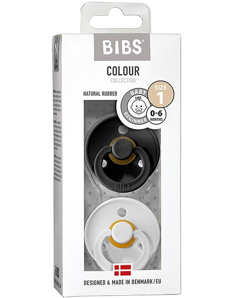 Set 2 Ciucci BIBS Nero/Bianco 0-6 Mesi - 2