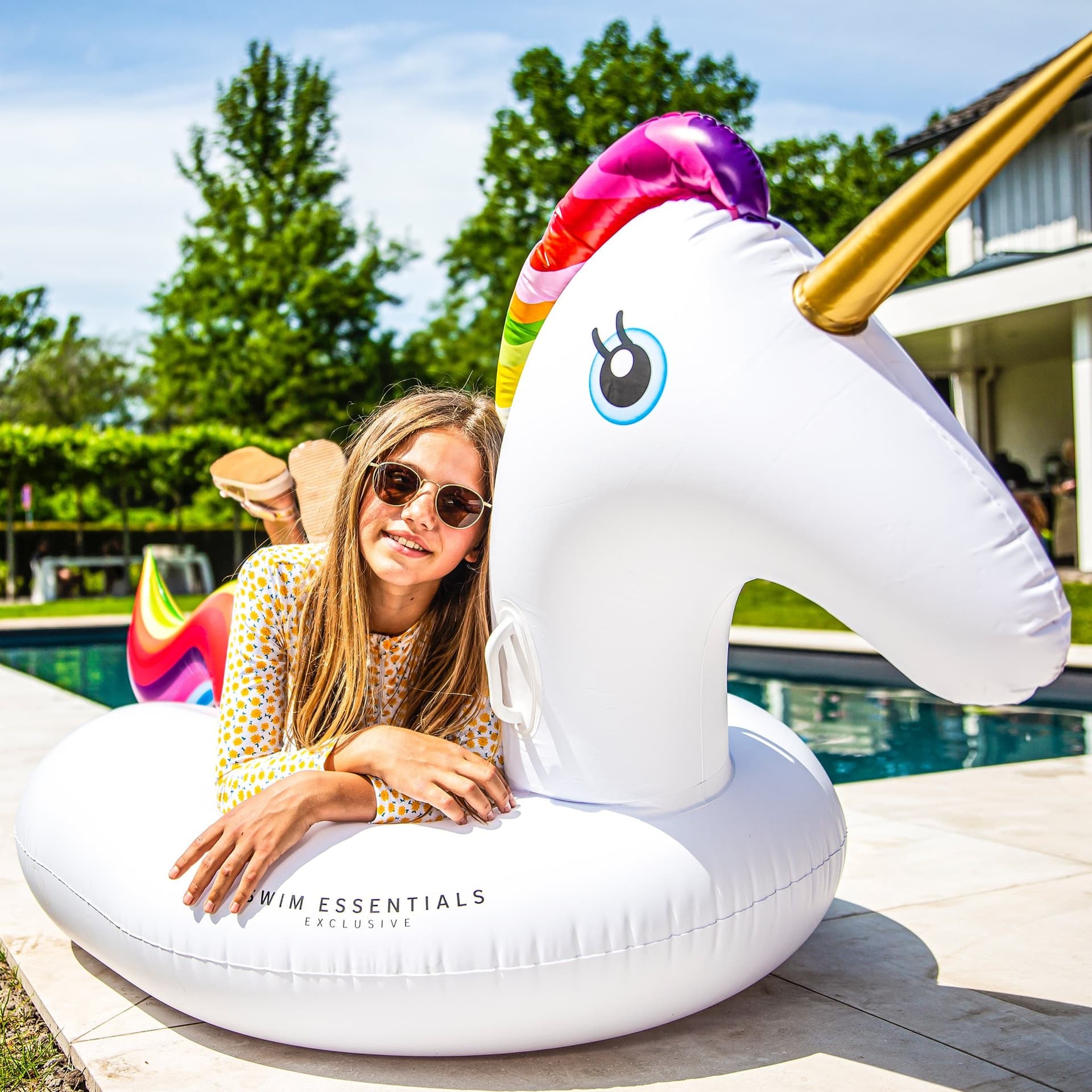Unicorno Gonfiabile Swim Essentials Bianco XL Giochi e giocattoli/Sport e giochi all'aperto/Giochi aquatici e piscine per bambini/Canotti e gonfiabili galleggianti La Casa Del Bebè - Napoli, Commerciovirtuoso.it